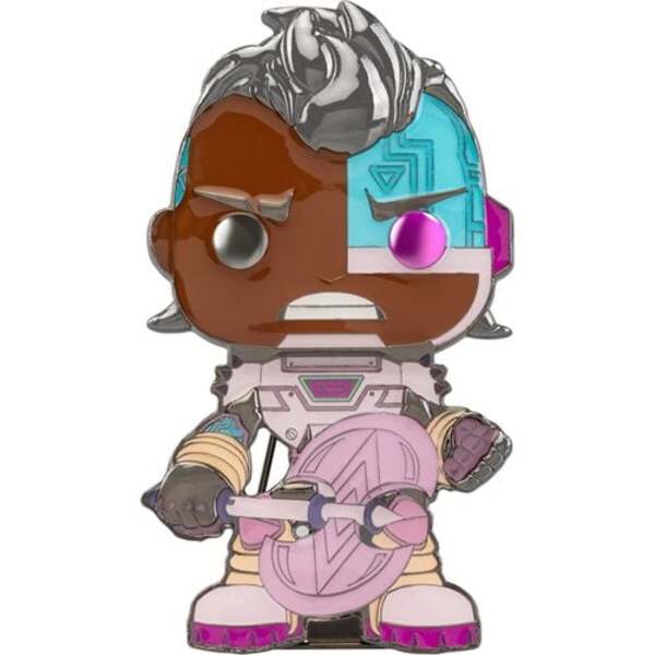 Teen Titans Go! Cyborg Large Enamel Pop! Pin