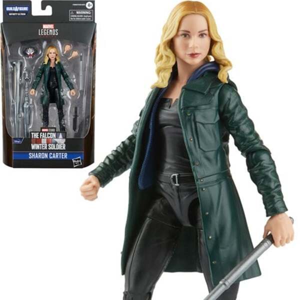 The Falcon and the Winter Soldier Marvel Legends 6-Inch Sharon Carter Action Figure