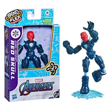 Avengers Bend and Flex Missions Red Skull Ice Mission Action Figure