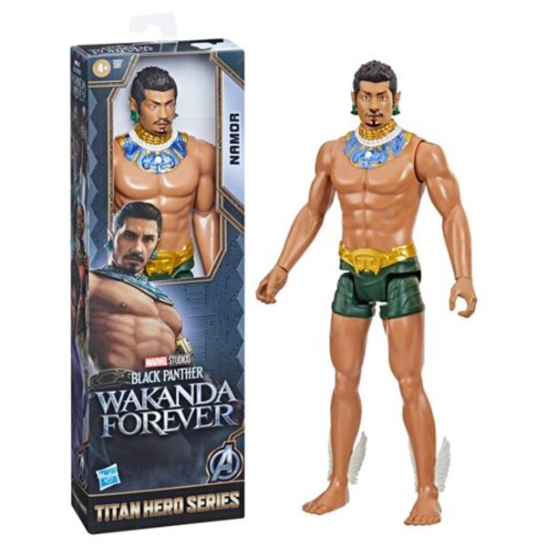 Black Panther Wakanda Forever Titan Hero Series Namor 12-Inch Action Figure