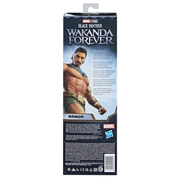 Black Panther Wakanda Forever Titan Hero Series Namor 12-Inch Action Figure