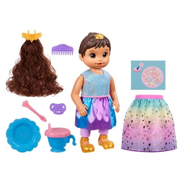 Baby Alive Princess Ellie Grows Up! Brown Hair Doll