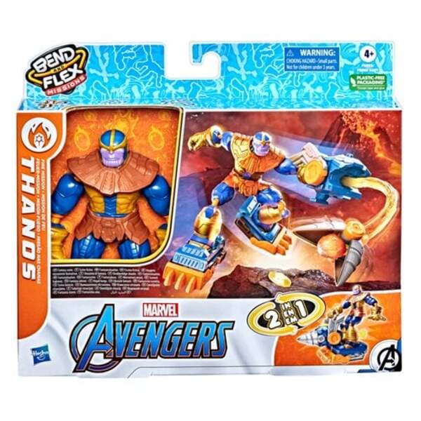 Avengers Bend and Flex Mission Action Figures Wave 1 Case