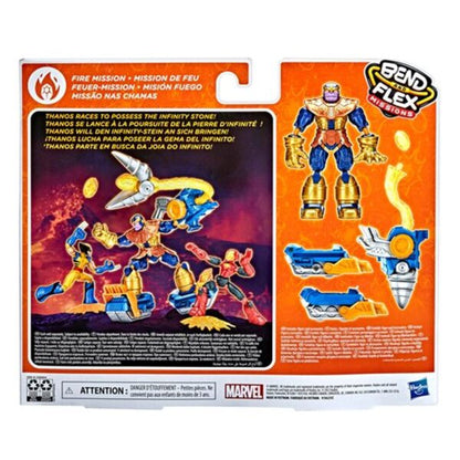 Avengers Bend and Flex Mission Fire Mission Thanos Action Figure