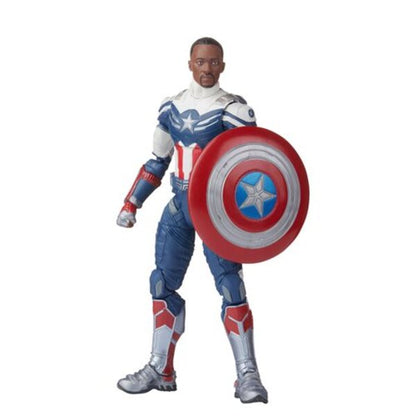 Avengers Marvel Legends 6-Inch Captain America Sam Wilson and Steve Rogers Action Figures 2-Pack