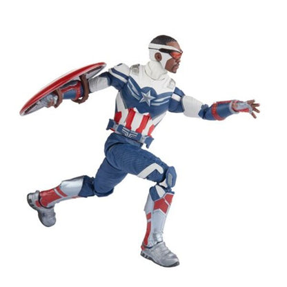 Avengers Marvel Legends 6-Inch Captain America Sam Wilson and Steve Rogers Action Figures 2-Pack