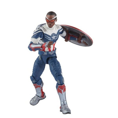 Avengers Marvel Legends 6-Inch Captain America Sam Wilson and Steve Rogers Action Figures 2-Pack