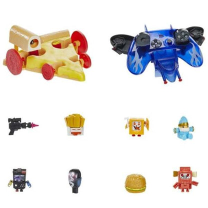 Transformers BotBots Ruckus Rally Series 6 Ruckus Racer Racer-Roni and Outta Controller Vehicles