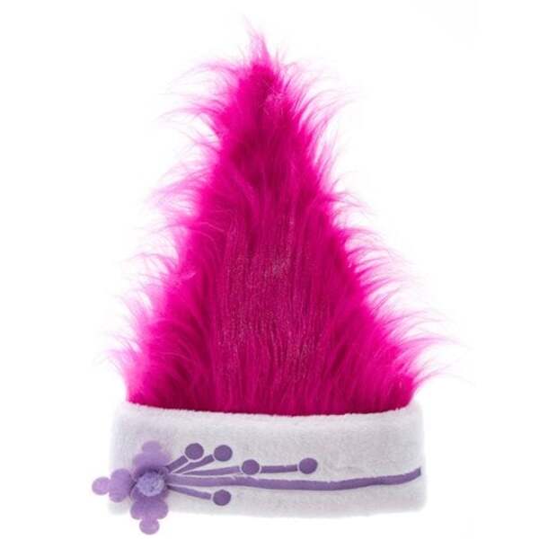 Trolls Poppy 16-Inch Santa Hat