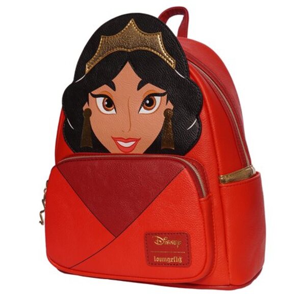 Aladdin Princess Jasmine Red Outfit Cosplay Mini-Backpack - Entertainment Earth Exclusive