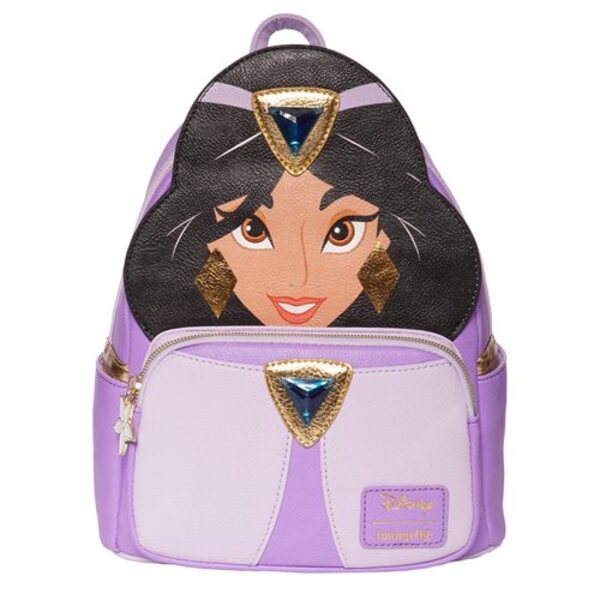 Aladdin Princess Jasmine Purple Outfit Cosplay Mini-Backpack - Entertainment Earth Exclusive