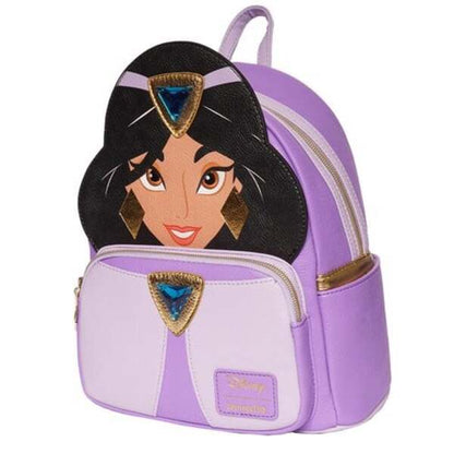 Aladdin Princess Jasmine Purple Outfit Cosplay Mini-Backpack - Entertainment Earth Exclusive