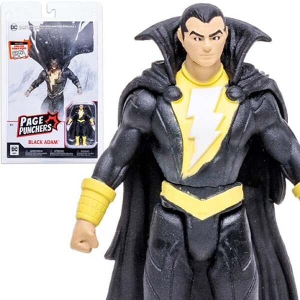 Black Adam: Endless Winter Black Adam Page Punchers 3-Inch Action Figure with Black Adam: Endless Winter #1 Comic Book