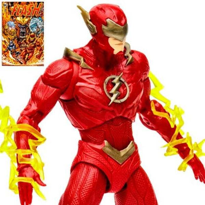 The Flash Page Punchers 7-Inch Scale Action Figure with The Flash Comic Book