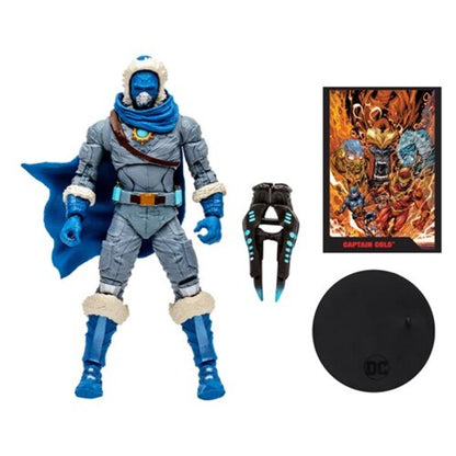 The Flash Captain Cold Page Punchers 7-Inch Scale Action Figure with The Flash Comic Book