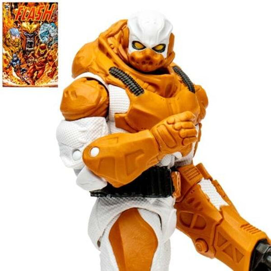 The Flash Heatwave Page Punchers 7-Inch Scale Action Figure with The Flash Comic Book