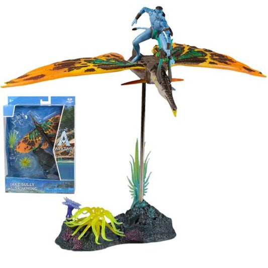 Avatar: Way of Water World of Pandora Deluxe Jake Sully and Skimwing Action Figure 2-Pack