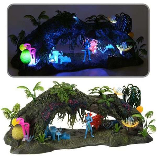 Avatar 1 Movie World of Pandora Omatikaya Rainforest with Jake Sully Deluxe Playset