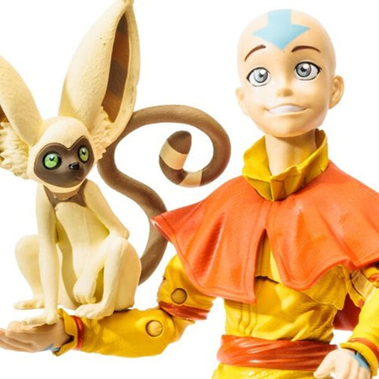 Avatar: The Last Airbender Wave 2 Aang with Momo 7-Inch Scale Action Figure