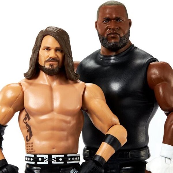 WWE Championship Showdown Series 10 Omos and AJ Styles Action Figure 2-Pack