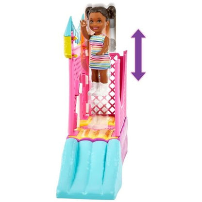 Barbie Skipper Babysitters Inc. Bounce House Dolls and Playset