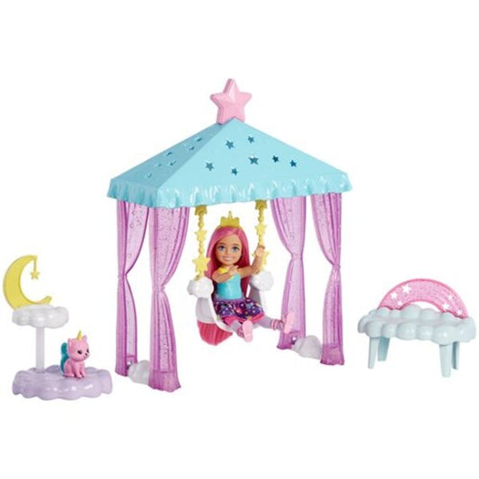 Barbie Dreamtopia Chelsea Doll and Nurturing Fantasy Playset