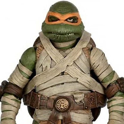 Universal Monsters x Teenage Mutant Ninja Turtles Ultimate Michelangelo as The Mummy 7-Inch Scale Action Figure