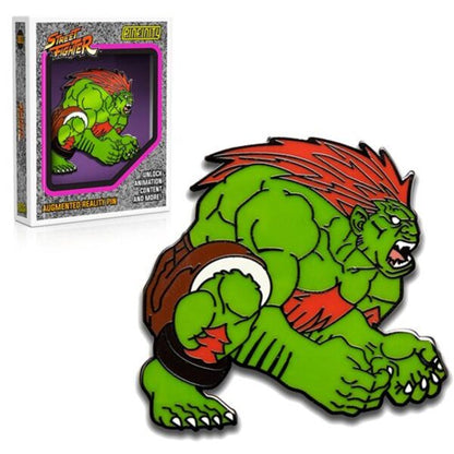 Street Fighter Blanka Augmented Reality Enamel Pin