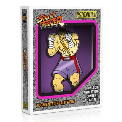 Street Fighter Sagat Augmented Reality Enamel Pin