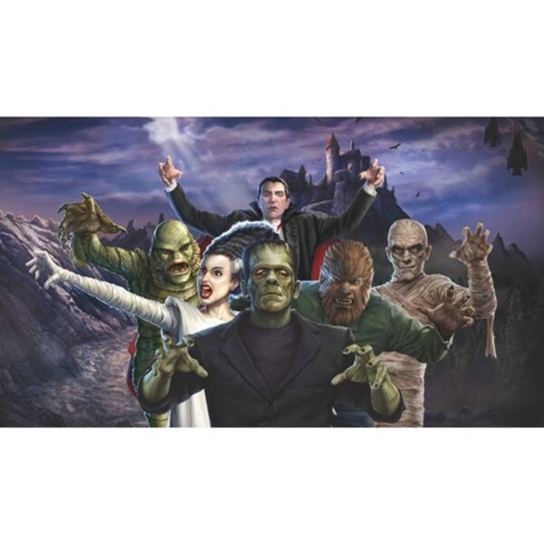 Universal Monsters Iconic Monsters Peel and Stick Wall Mural