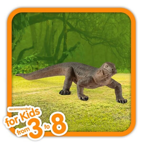 Wild Life Komodo Dragon Collectible Figure