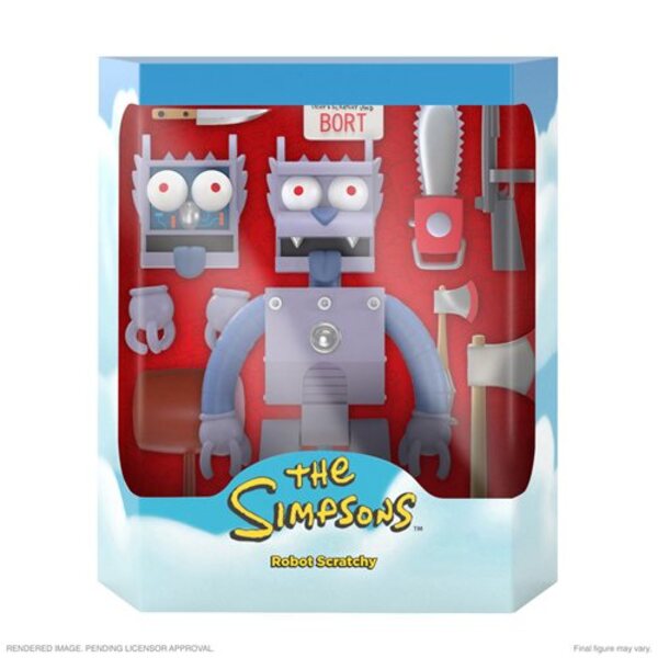 The Simpsons Ultimates Robot Scratchy 7-Inch Action Figure