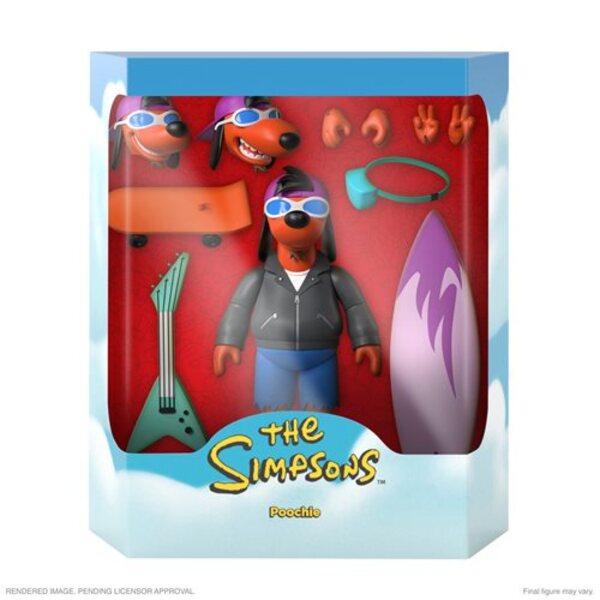 The Simpsons Ultimates Poochie 7-Inch Action Figure