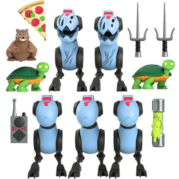 Teenage Mutant Ninja Turtles Ultimates Mousers 5-Pack 7-Inch Scale Action Figures