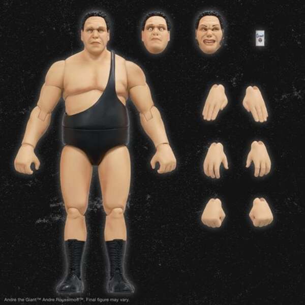 Andre the Giant Black Singlet Ultimates 7-Inch Action Figure