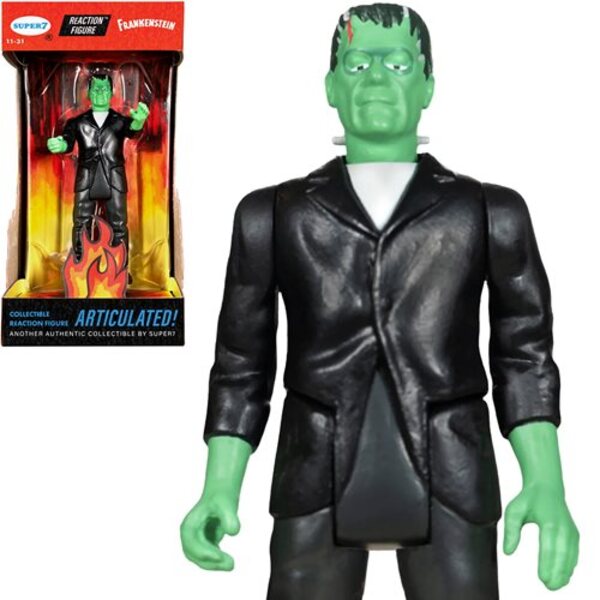 Universal Monsters Frankenstein (Fire Box) 3 3/4-Inch ReAction Figure