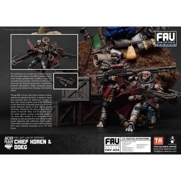 Acid Rain Chief Koren and Doeg 1:18 Scale Action Figure 2-Pack