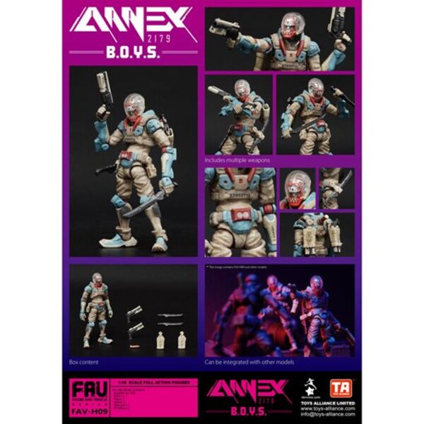 Annex 2179 B.O.Y.S. 1:18 Scale Action Figure