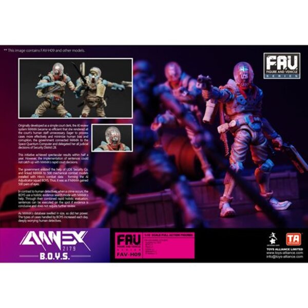 Annex 2179 B.O.Y.S. 1:18 Scale Action Figure