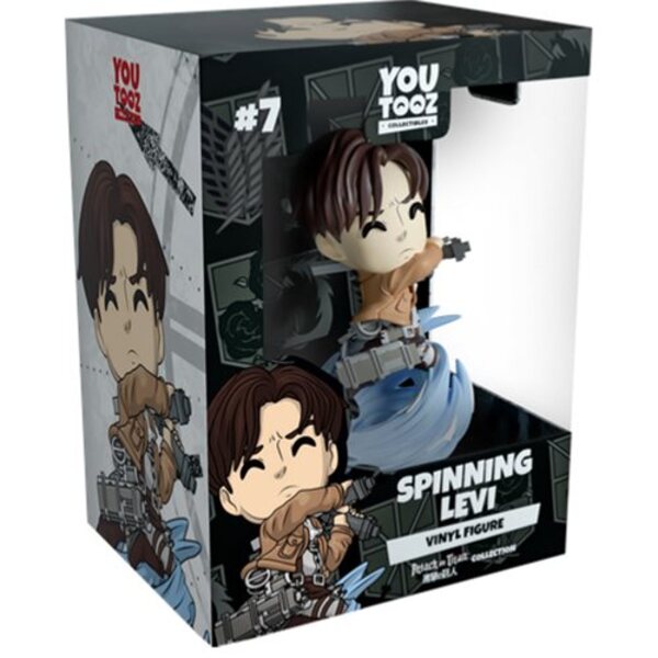 Attack on Titan Collection Spinning Levi Ackerman Vinyl Figure #7