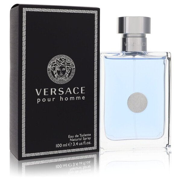 Versace Pour Homme Eau De Toilette Spray 3.4 Oz For Men