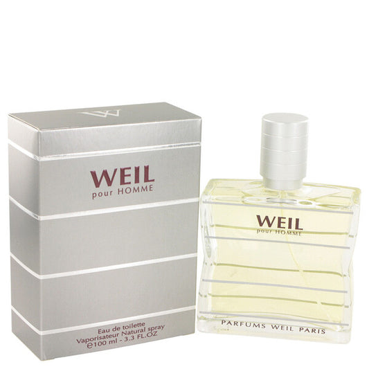 Weil Pour Homme Eau De Toilette Spray 3.4 Oz For Men