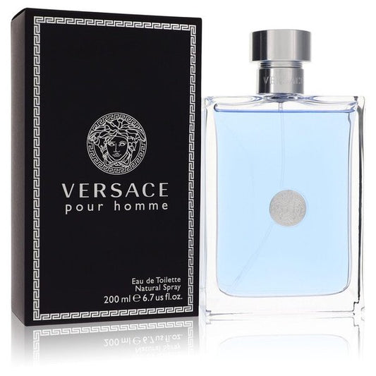 Versace Pour Homme Eau De Toilette Spray 6.7 Oz For Men