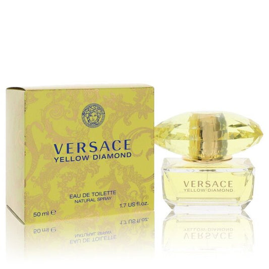 Versace Yellow Diamond Eau De Toilette Spray 1.7 Oz For Women