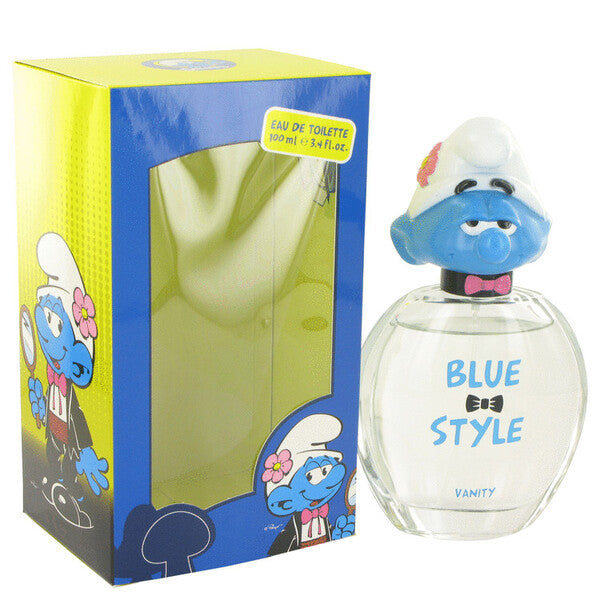 The Smurfs Blue Style Vanity Eau De Toilette Spray 3.4 Oz For Men