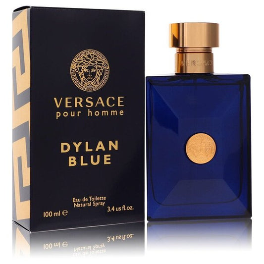 Versace Pour Homme Dylan Blue Eau De Toilette Spray 3.4 Oz For Men