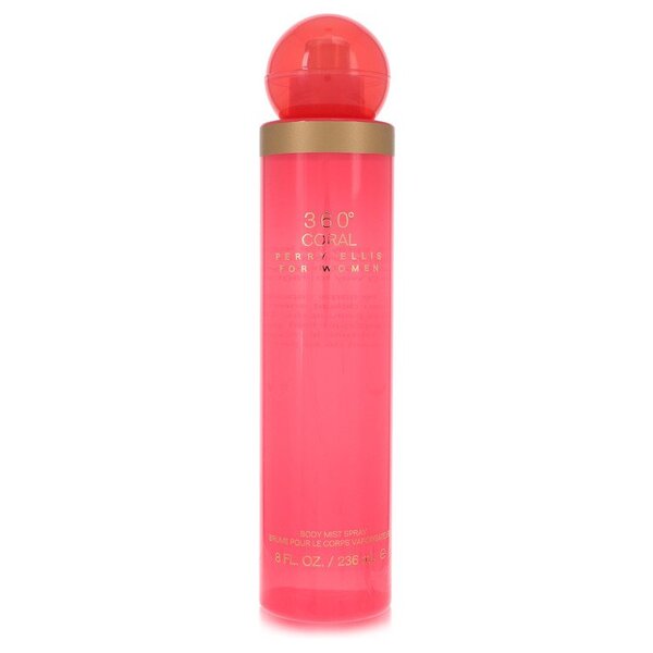 Perry Ellis 360 Coral Body Mist 8 Oz For Women