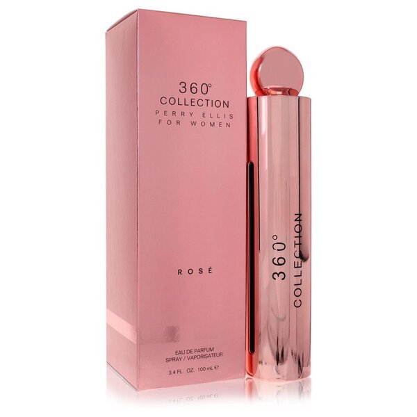 Perry Ellis 360 Collection Rose Eau De Parfum Spray 3.4 Oz For Women