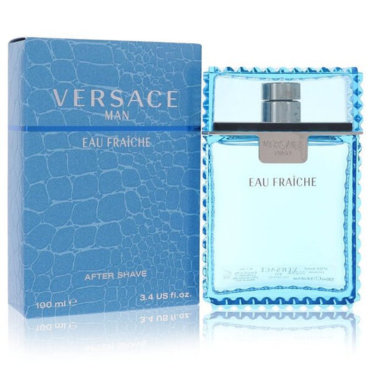 Versace Man Eau Fraiche After Shave 3.4 Oz For Men