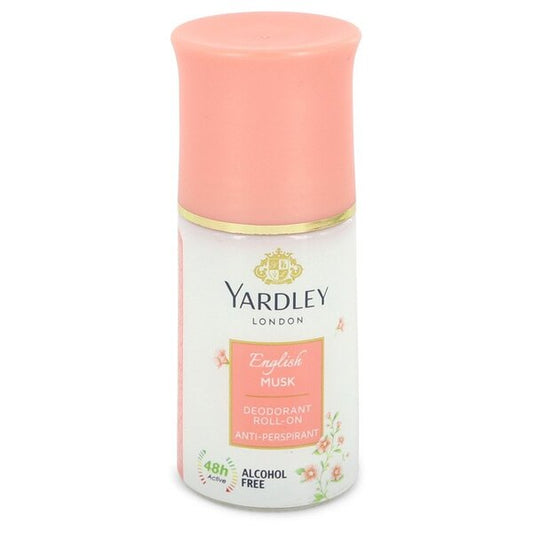 Yardley English Musk Deodorant Roll-on Alcohol Free 1.7 Oz For Women